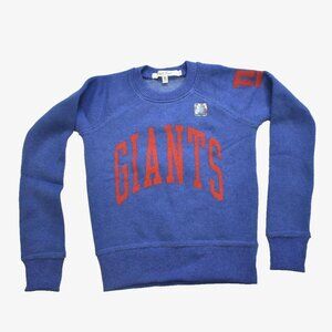 Junk Food NFL New York Giants Youth Boys Offside Blue Fleece Sweatshirt New XXS